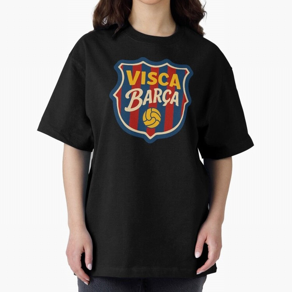 FC Barcelona Visca Barca Badge Classic T-Shirt Show Love for Legendary Goals in the FIFA World Cup 2026 USA Canada Mexico Journey through CR7 Highlights, Netherlands Pride, Game Day Rituals, Football Legends, Country Pride and the Road to the