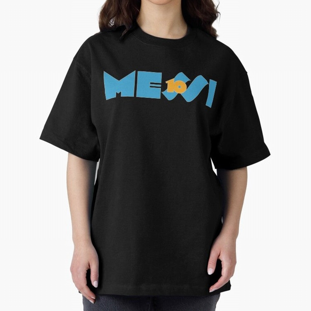 Messi 10 Oversized T-Shirt Bring World Football Passion into FIFA World Cup 2026 for Fans of Mbappe and England, France and Netherlands, Bringing Sports Nostalgia, International Competition, Famous Players and Unforgettable Victories; Ideal for