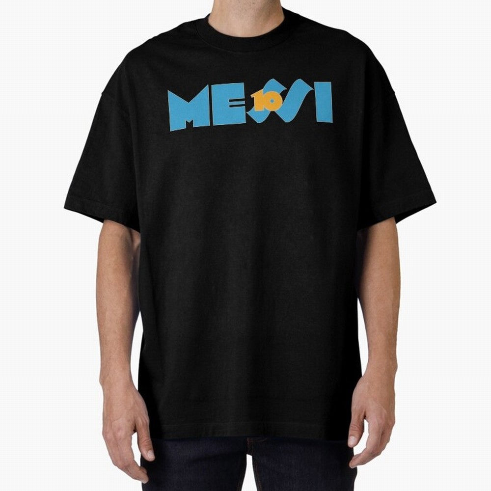 Messi 10 Oversized T-Shirt Bring World Football Passion into FIFA World Cup 2026 for Fans of Mbappe and England, France and Netherlands, Bringing Sports Nostalgia, International Competition, Famous Players and Unforgettable Victories; Ideal for
