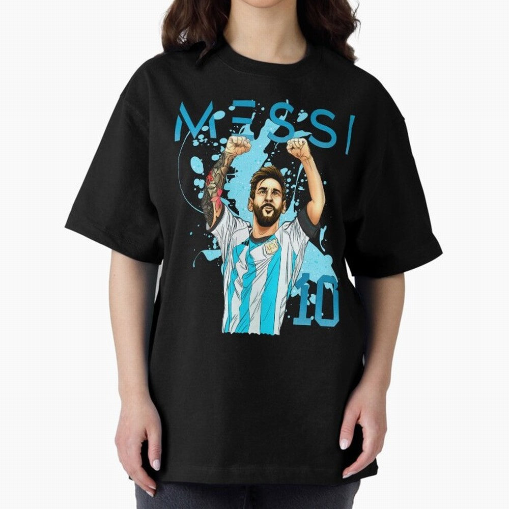 Lionel Messi GOAT Argentina Classic T-Shirt Back Your Heroes with FIFA World Cup 2026 Spirit, Capturing France, Haaland, Match Day Excitement, Supporter Culture, Golden Goals and Global Football Passion; Great for Watch Parties, Sports Bars, Family