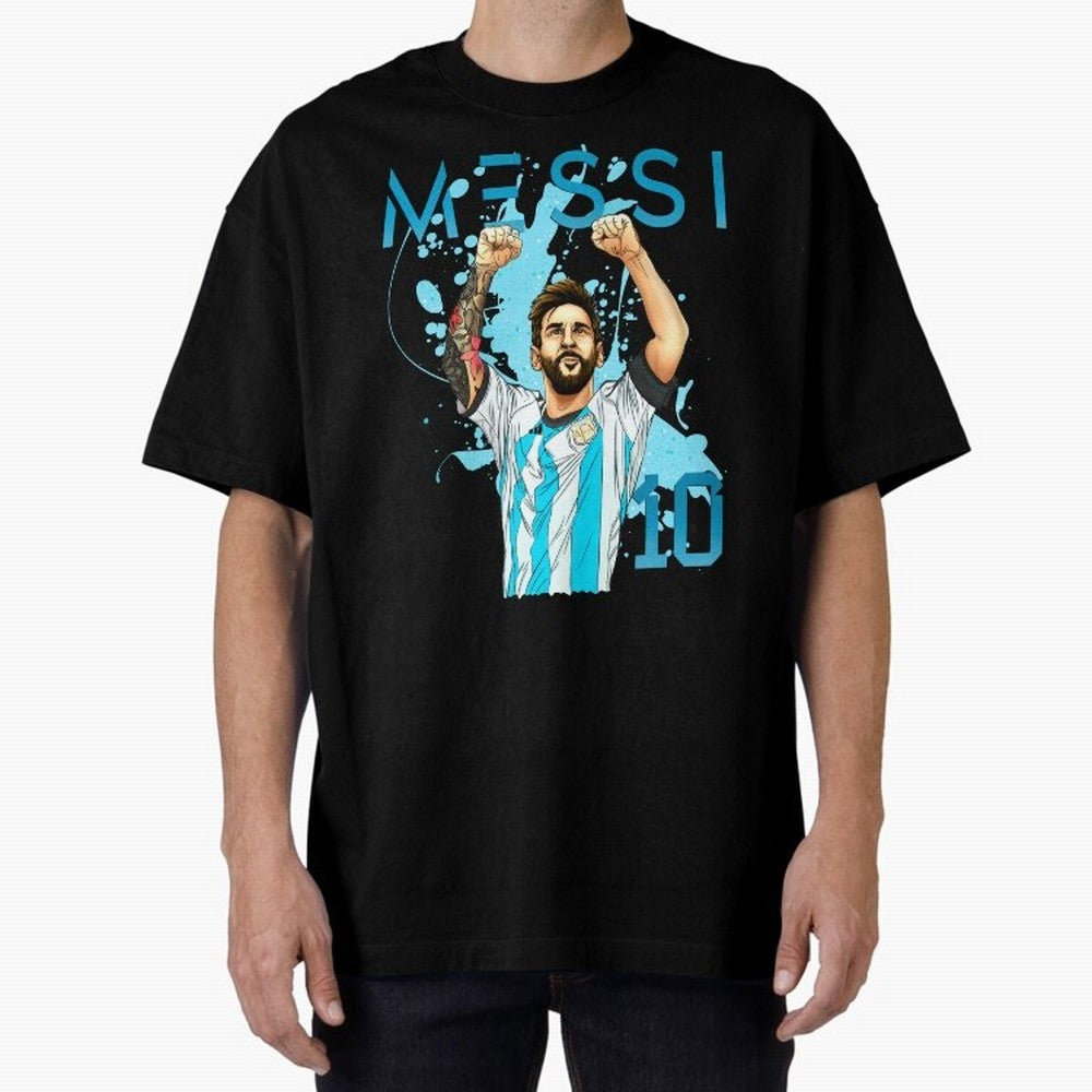 Lionel Messi GOAT Argentina Classic T-Shirt Back Your Heroes with FIFA World Cup 2026 Spirit, Capturing France, Haaland, Match Day Excitement, Supporter Culture, Golden Goals and Global Football Passion; Great for Watch Parties, Sports Bars, Family