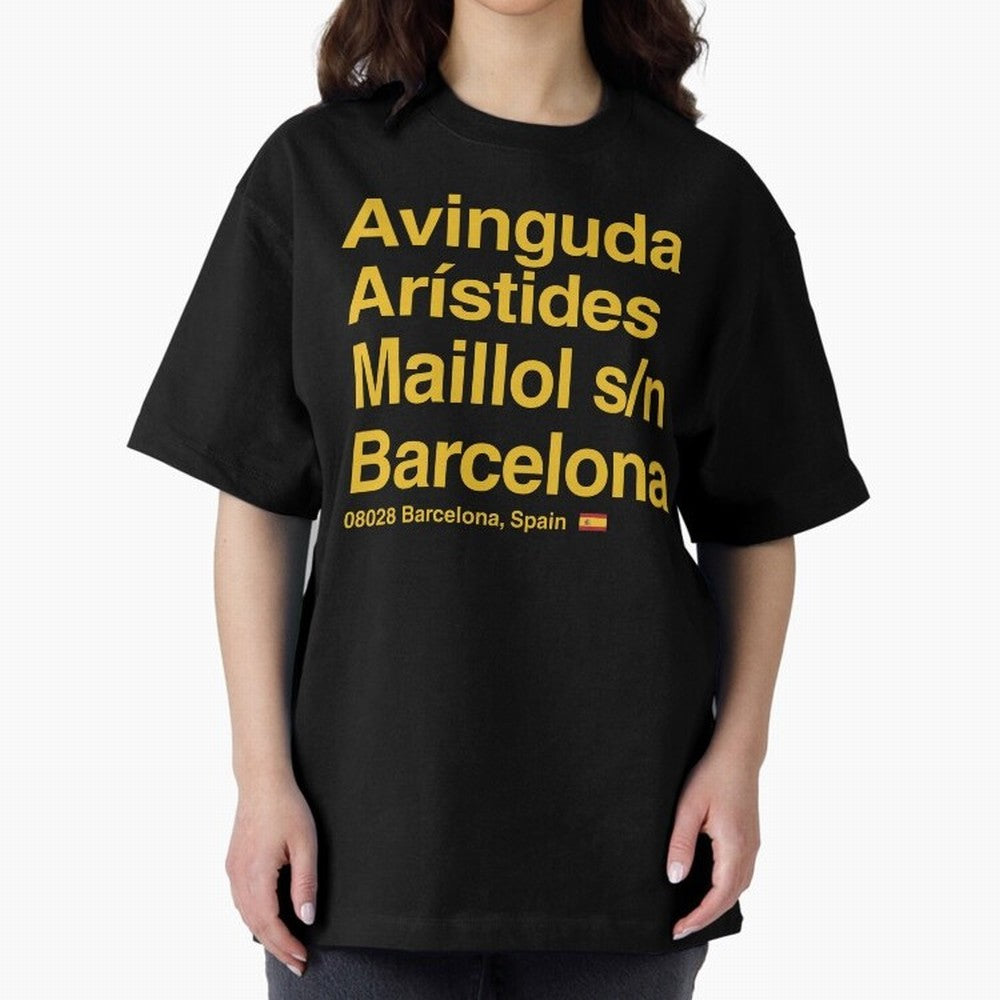 FC Barcelona Futbol Soccer Stadium Street Address Classic T-Shirt Support the Legends of FIFA World Cup 2026 USA Canada Mexico Highlighting Haaland and Mbappe, England and Germany Energy, Football History, Final Match Energy, Crowd Noise and Once