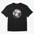 Football Soccer Ball Watercolor Illustration Drawing Classic T-Shirt Celebrate Golden Goal Energy in FIFA World Cup 2026 USA Canada Mexico for Fans of Haaland and Mbappe and France and Portugal, Bringing Stadium Chants, National Pride, Trophy