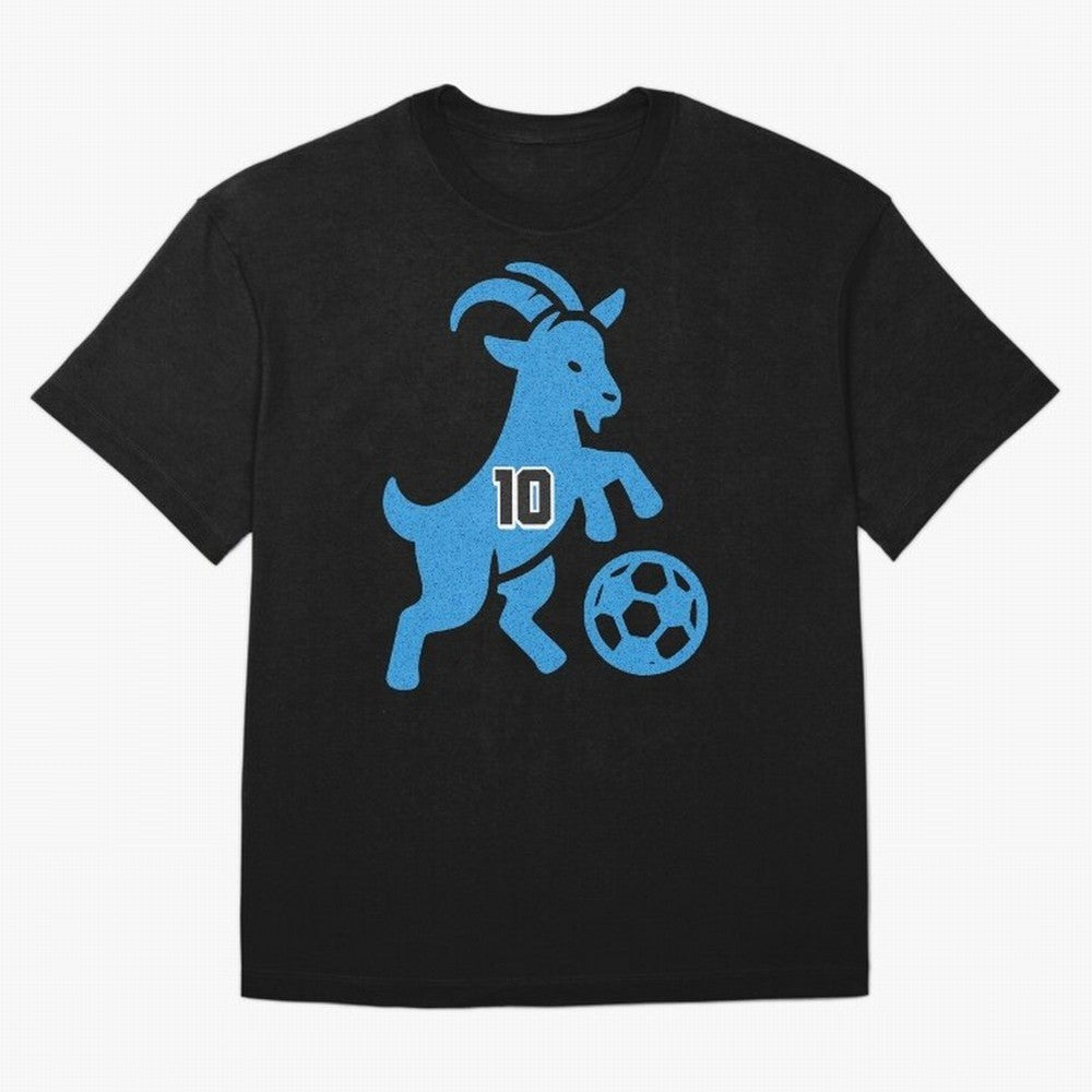 GOAT 10 Football Oversized T-Shirt Bring Home FIFA World Cup 2026 Group Stage for Fans of Messi and Brazil, Bringing Game Day Rituals, Football Legends, Country Pride and the Road to the Final; Built for Supporters Chasing Trophy Dreams, Final
