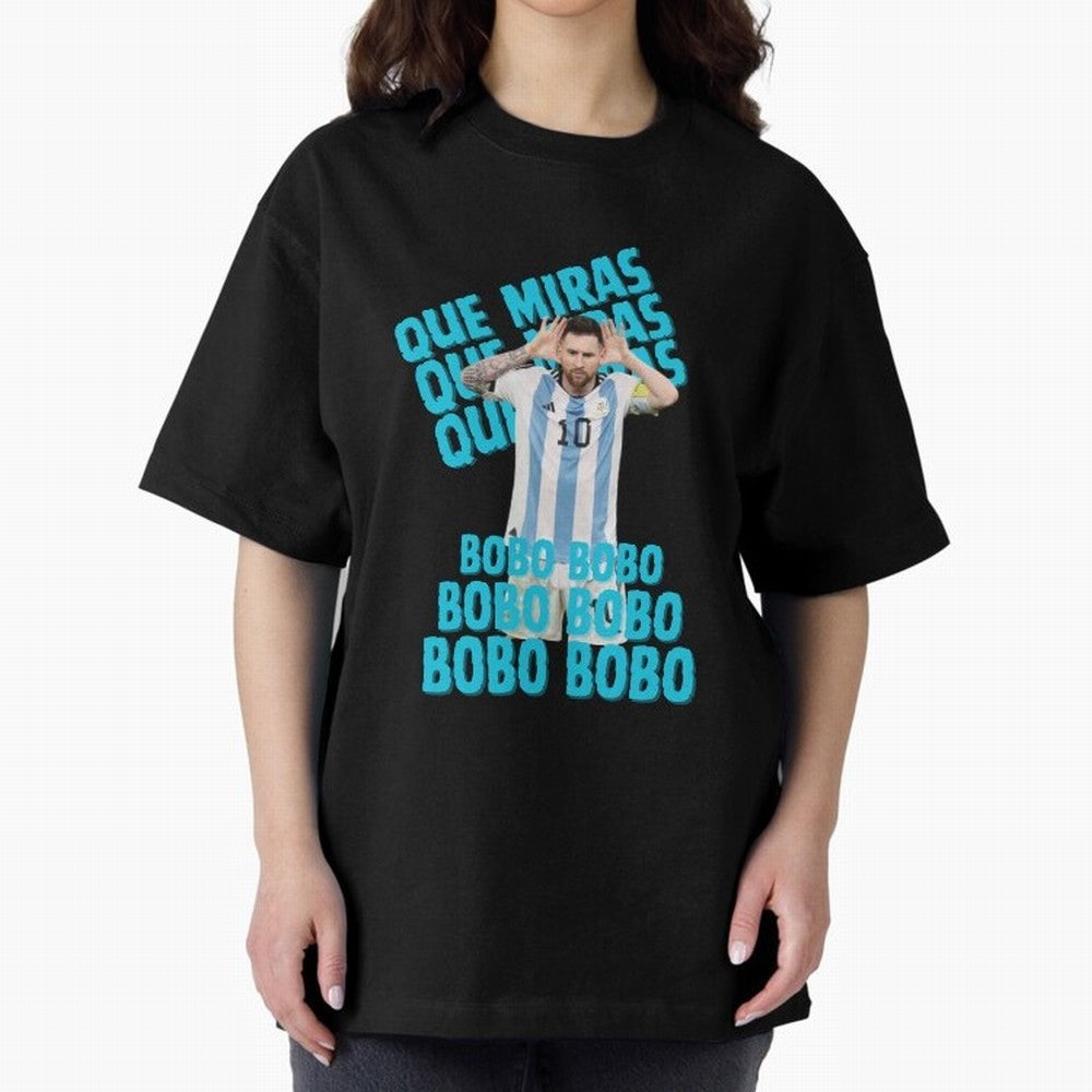 LEONEL MESSI Oversized T-Shirt Back Your Heroes with FIFA World Cup 2026 Built around Messi, Argentina Energy, Football Festival Excitement, Trophy Ambitions, Country Rivalries and Star Player Buzz; Great for Supporters Who Love Legendary Players,