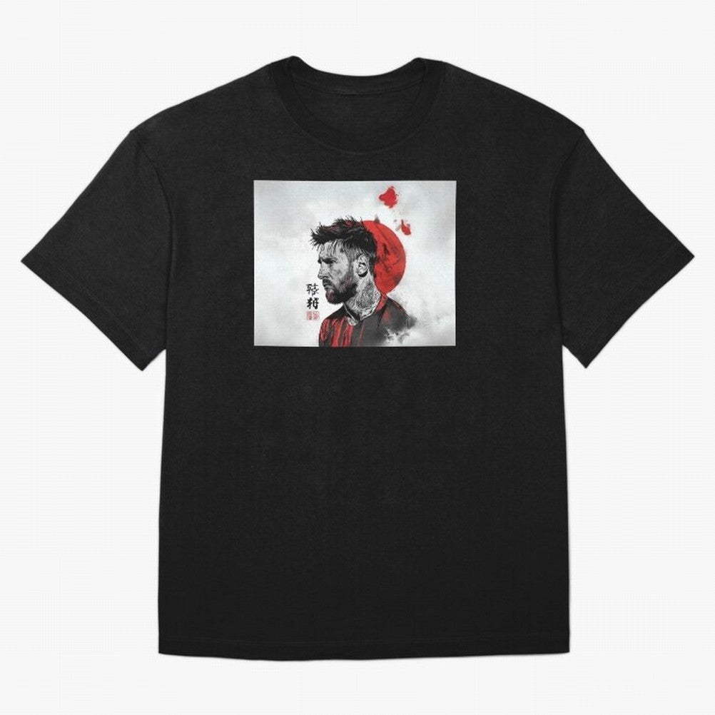 Messi Red Moon Classic T-Shirt Back the Journey through Match Day Hype around FIFA World Cup 2026 Group Stage, CR7, England, Vintage Soccer Flavor, Modern Football Stars, National Flags and Final Night Emotion; Built for Supporters Chasing Trophy