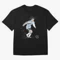 Lionel Messi runner Oversized T-Shirt Celebrate the Next Chapter of FIFA World Cup 2026 USA Canada Mexico for Fans of Cristiano Ronaldo and England, France and Netherlands, Bringing Champion Mindset, Group Stage Buzz, Knockout Tension and
