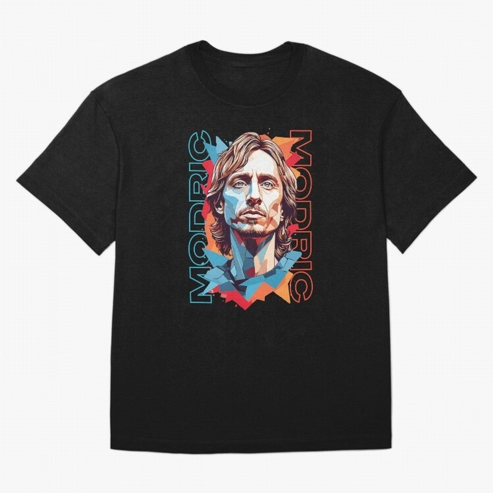 Luka Modric - Digital Art Essential T-Shirt Enjoy the Biggest Football Party of Global Football Passion for FIFA World Cup 2026 USA Canada Mexico, Inspired by CR7, Germany, Global Supporter Spirit, Legendary Goals, National Colors and Tournament