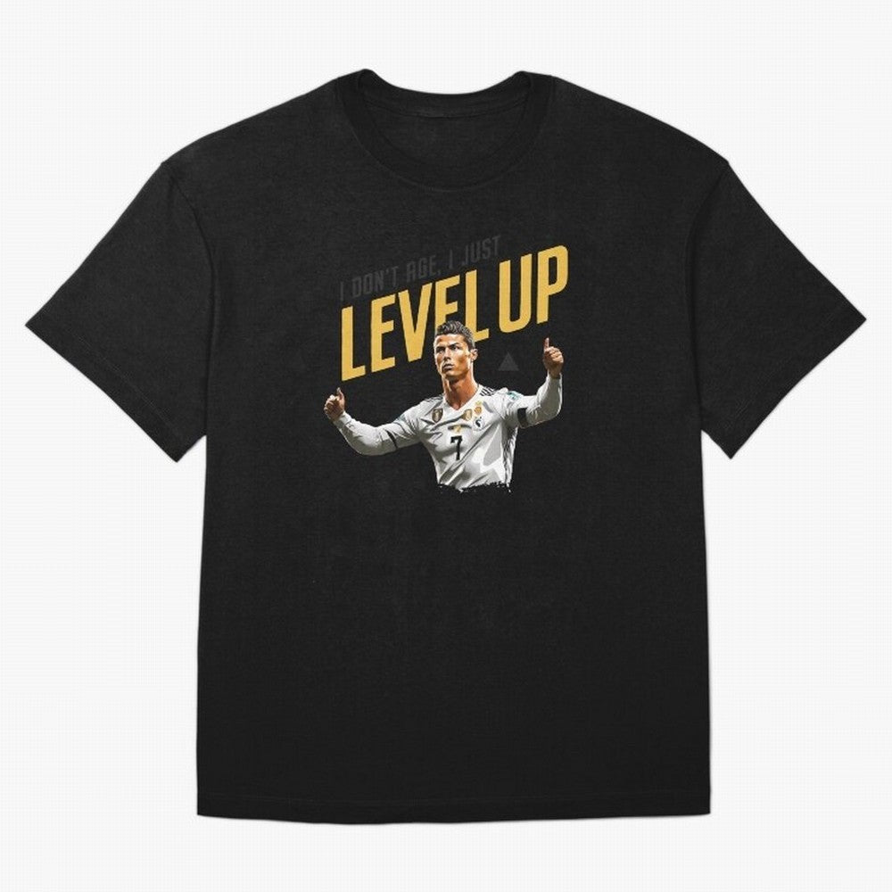 Cristiano Ronaldo Levels Up Essential T-Shirt Celebrate National Team Dreams in Global Football Passion for FIFA World Cup 2026 Group Stage, Capturing CR7, Brazil, Vintage Soccer Flavor, Modern Football Stars, National Flags and Final Night
