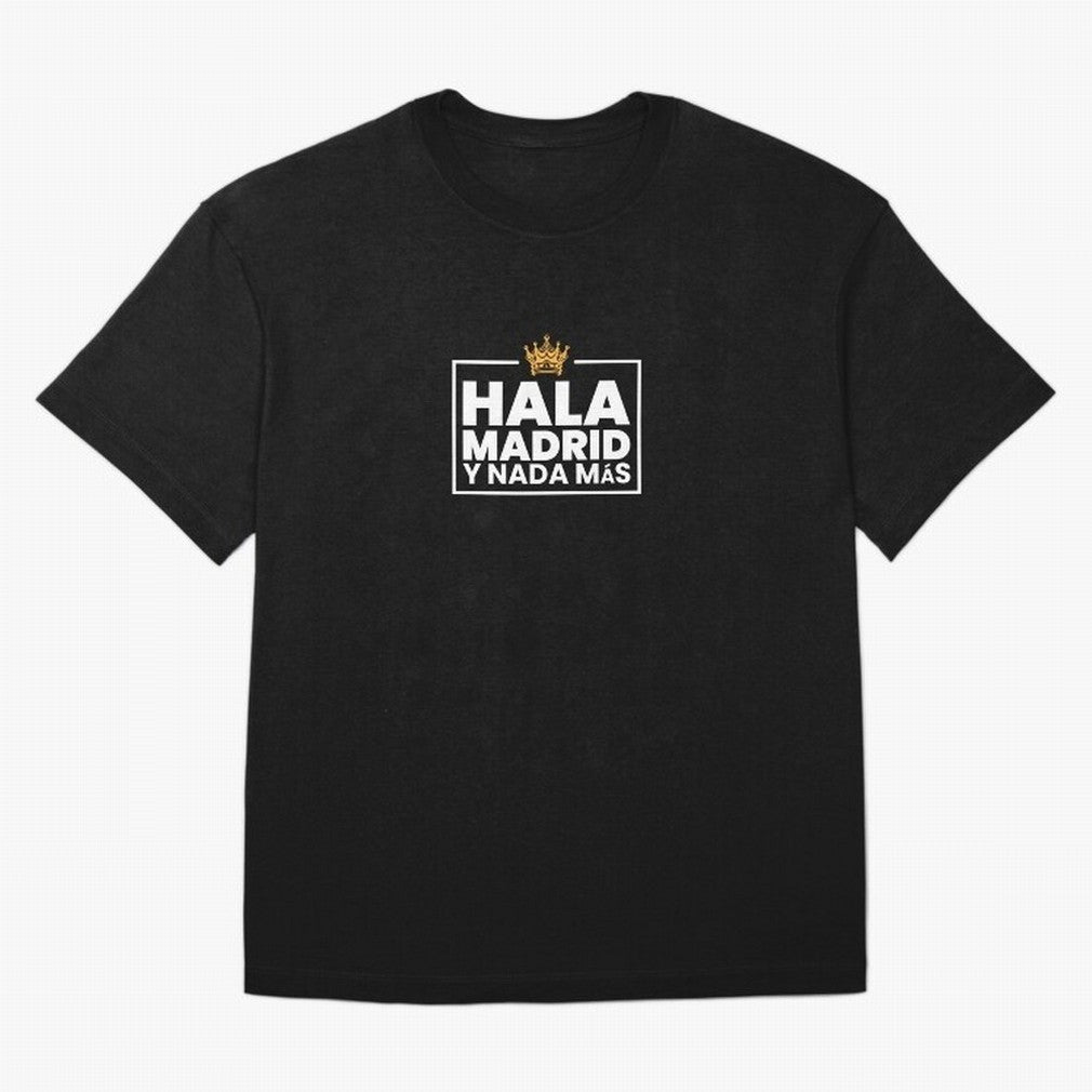 Hala Madrid Essential T-Shirt Join the Global Buzz around the FIFA World Cup 2026 Journey through Messi and Cristiano Ronaldo Highlights, Spain and Netherlands Pride, Goal Celebration Energy, Supporter Heritage, Football Icons and Worldwide
