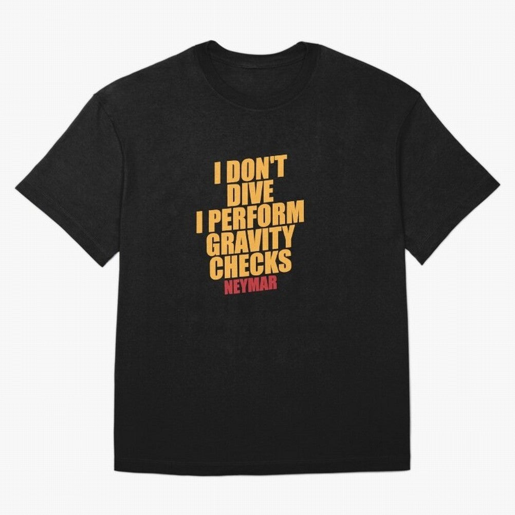 Neymar And Gravity Checks - Bold Statement Essential T-Shirt Show Passion for the Stars of the FIFA World Cup 2026 Group Stage Journey through Messi and Cristiano Ronaldo Highlights, Argentina, France and Brazil Pride, Worldwide Fan Energy,