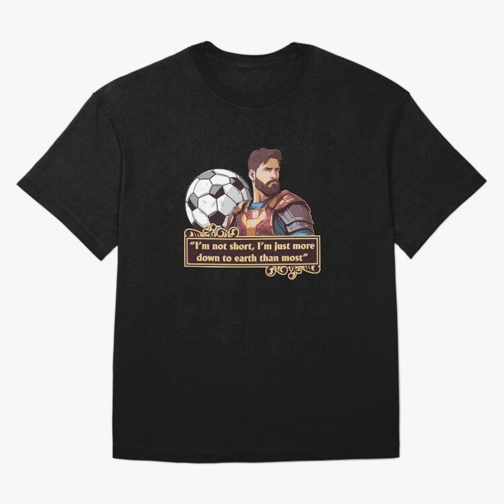 Messi Down To Earth Graphic Essential T-Shirt Capture Stadium Memories from FIFA World Cup 2026 Group Stage Spirit, Centered on Argentina and Brazil, Messi, Global Supporter Spirit, Legendary Goals, National Colors and Tournament Celebration;