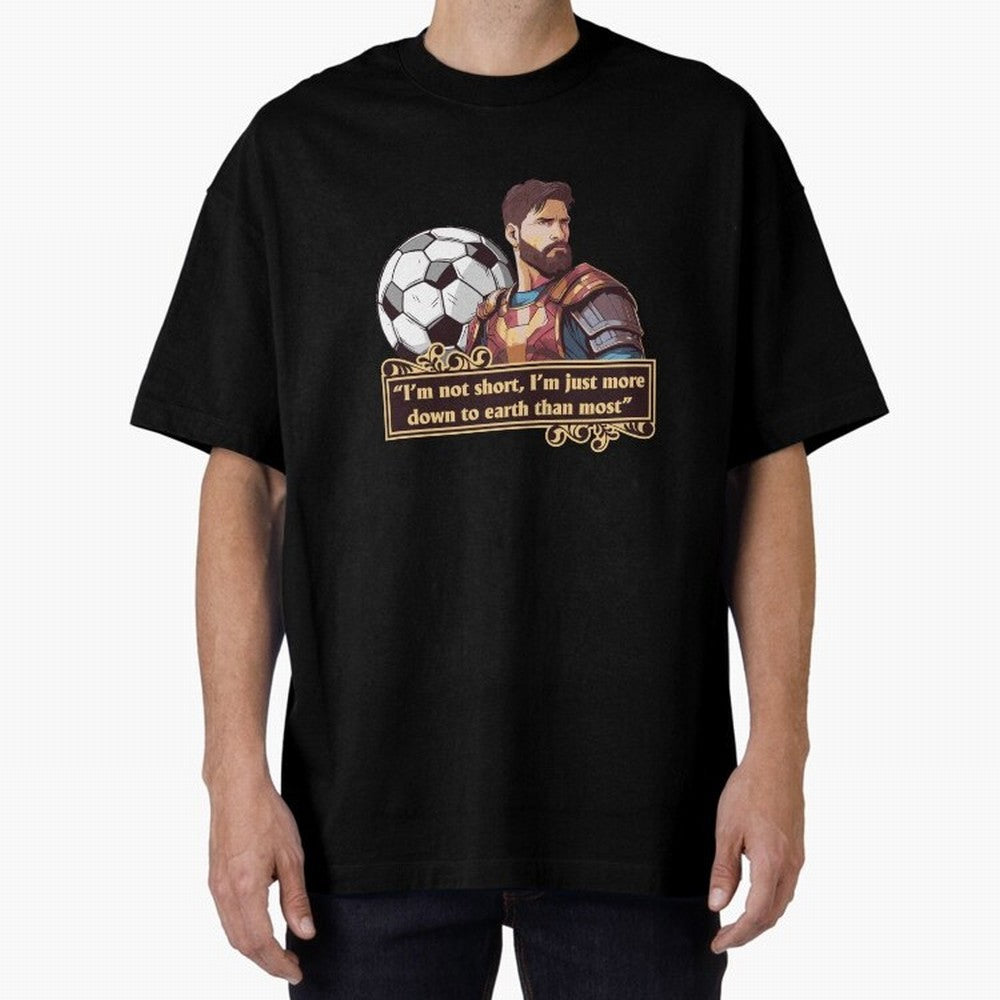 Messi Down To Earth Graphic Essential T-Shirt Capture Stadium Memories from FIFA World Cup 2026 Group Stage Spirit, Centered on Argentina and Brazil, Messi, Global Supporter Spirit, Legendary Goals, National Colors and Tournament Celebration;