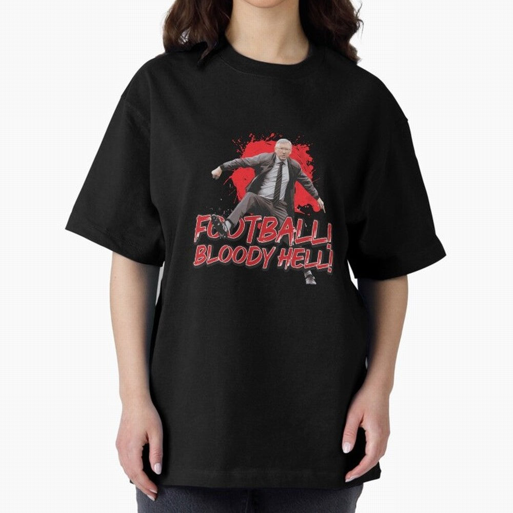 Sir Alex Ferguson - FOOTBALL BLOODY HELL! Essential T-Shirt Fuel the Hype around the FIFA World Cup 2026 Group Stage Journey through Cristiano Ronaldo Highlights, Germany Pride, Supporter Pride, Iconic Celebrations, Legendary Names and Global Match