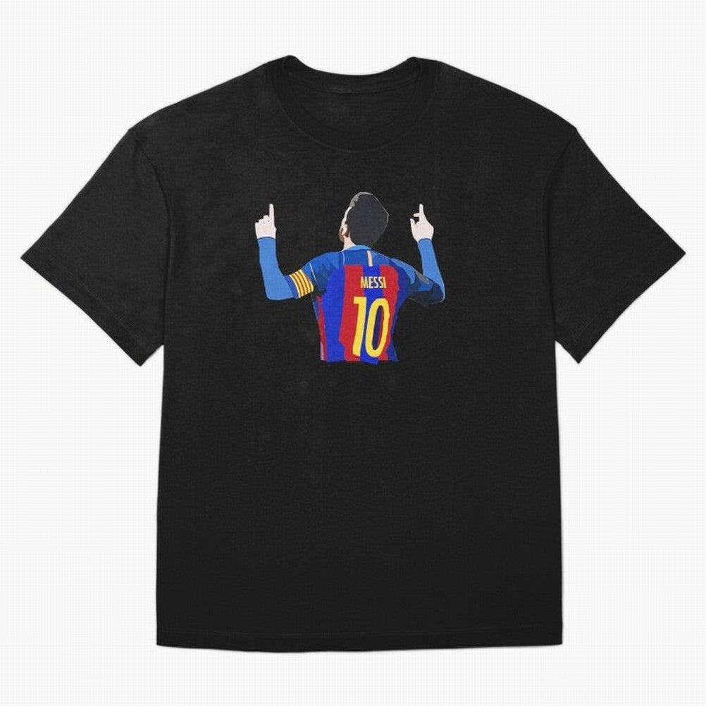 Lionel Messi vector art Oversized T-Shirt Represent Football Lovers during FIFA World Cup 2026 Centered on Messi, Argentina and Brazil Energy, Stadium Memories, Football Loyalty, International Chants and Championship Tradition; Created for Match
