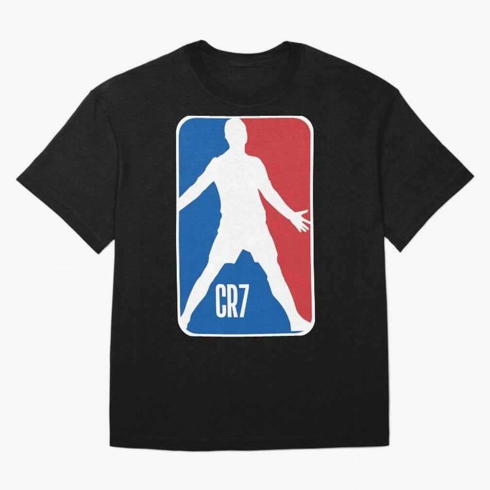 Cristiano Ronaldo - NBA style print Classic T-Shirt Celebrate Golden Goal Energy in Match Day Hype around FIFA World Cup 2026, CR7, Argentina and Brazil, Worldwide Fan Energy, Dramatic Goals, Stadium Lights and Championship Celebrations; Ideal for
