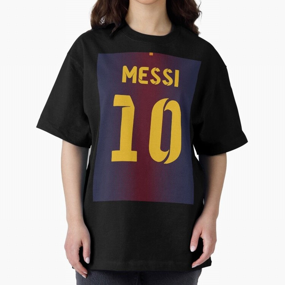Barcelona 2012 Jersey Messi 10 Oversized T-Shirt Celebrate Every Goal in the FIFA World Cup 2026 Group Stage Journey through Neymar, Haaland and Cristiano Ronaldo Highlights, France and Portugal Pride, Football History, Final Match Energy, Crowd