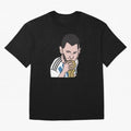 Lionel Messi in Weirdtual Reality Oversized T-Shirt Bring Retro Soccer Energy to the FIFA World Cup 2026 USA Canada Mexico Journey through Mbappe and Neymar Highlights, England Pride, Tournament Hype, Historic Matchups, Family Viewing Parties and