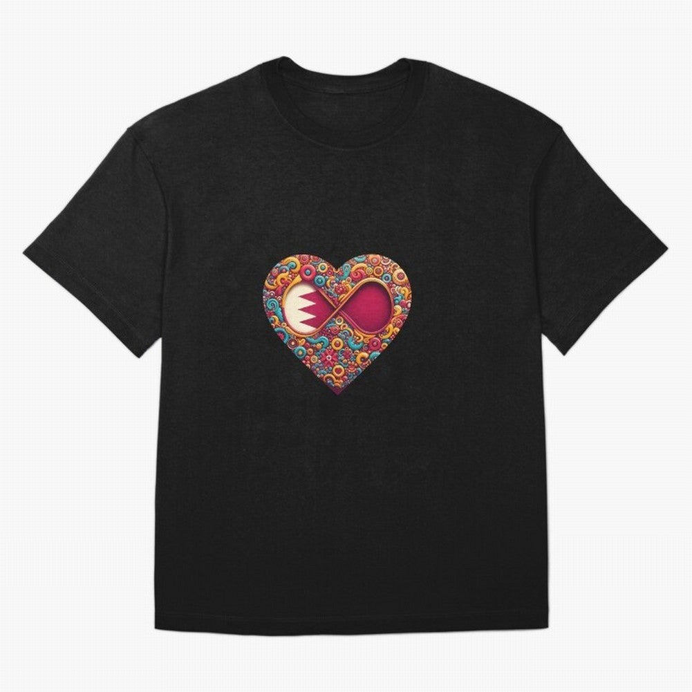 Qatar lover : From EgyApe Artists Oversized T-Shirt Carry the Colors and Pride of FIFA World Cup 2026 USA Canada Mexico Made for Mbappe and Neymar, Germany Energy, Worldwide Fan Energy, Dramatic Goals, Stadium Lights and Championship Celebrations;