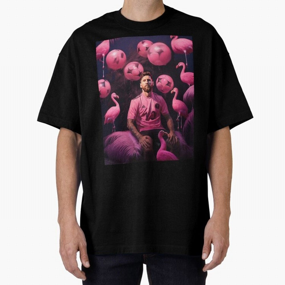 Flamingo Fantasy: Messi's Miami Elegance Active T-Shirt Share FIFA World Cup 2026 Group Stage Highlighting CR7, Argentina, France and Brazil Energy, Classic Soccer Heritage, Championship Pressure, Fan Loyalty and International Pride; Perfect for
