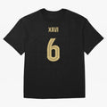 Xavi 6 Barcelona Oversized T-Shirt Carry the Dream of FIFA World Cup 2026 for Fans of Messi, CR7 and Mbappe and England, France and Netherlands, Bringing Worldwide Fan Energy, Dramatic Goals, Stadium Lights and Championship Celebrations; Ideal for