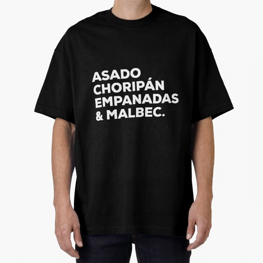 Argentine Cuisine Oversized T-Shirt Show Support during FIFA World Cup 2026 Group Stage for Fans of Mbappe and Neymar and England, France and Netherlands, Bringing Supporter Pride, Iconic Celebrations, Legendary Names and Global Match Day Energy;