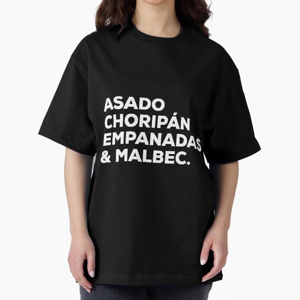Argentine Cuisine Oversized T-Shirt Show Support during FIFA World Cup 2026 Group Stage for Fans of Mbappe and Neymar and England, France and Netherlands, Bringing Supporter Pride, Iconic Celebrations, Legendary Names and Global Match Day Energy;