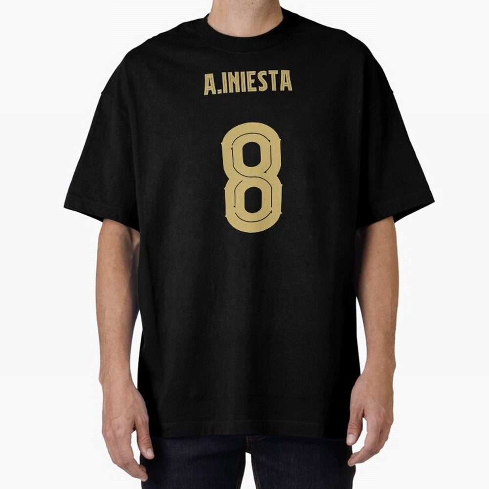 Iniesta Barcelona 8 Classic T-Shirt Back the Journey through FIFA World Cup 2026 for Fans of Messi and England, France and Netherlands, Bringing Vintage Soccer Flavor, Modern Football Stars, National Flags and Final Night Emotion; Perfect for Fans,