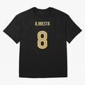 Iniesta Barcelona 8 Classic T-Shirt Back the Journey through FIFA World Cup 2026 for Fans of Messi and England, France and Netherlands, Bringing Vintage Soccer Flavor, Modern Football Stars, National Flags and Final Night Emotion; Perfect for Fans,