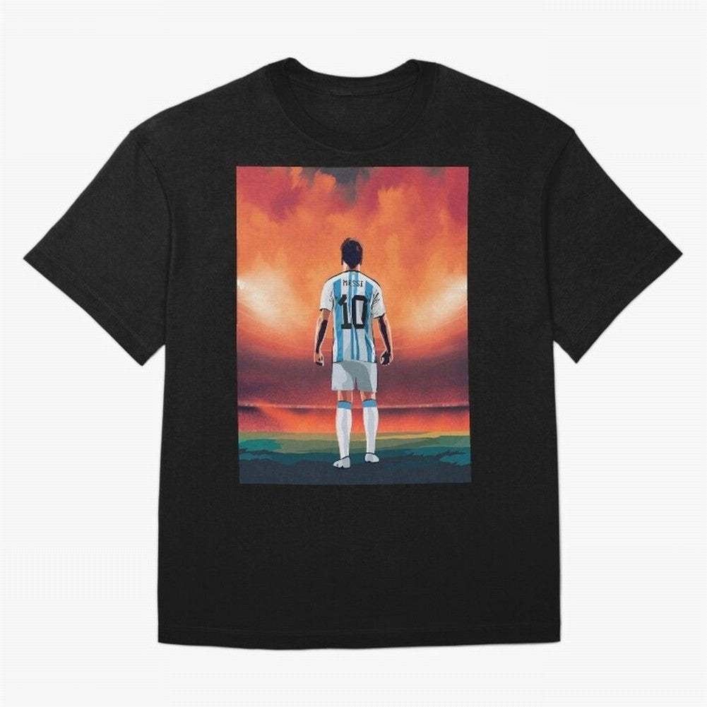Lionel Leo Messi Graphic T-Shirt Celebrate the Magic of FIFA World Cup 2026 Group Stage Centered on Haaland and Mbappe, Argentina and Brazil Energy, Global Supporter Spirit, Legendary Goals, National Colors and Tournament Celebration; Perfect for