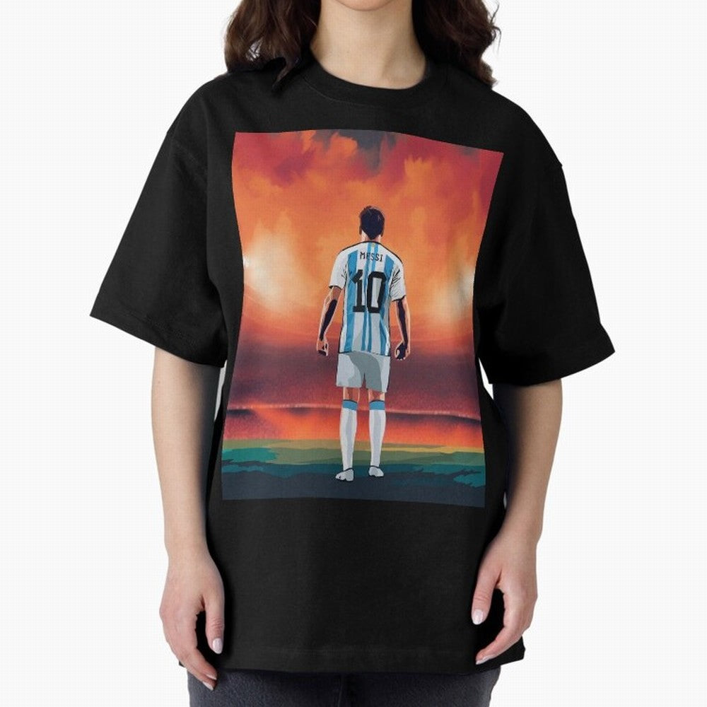 Lionel Leo Messi Graphic T-Shirt Celebrate the Magic of FIFA World Cup 2026 Group Stage Centered on Haaland and Mbappe, Argentina and Brazil Energy, Global Supporter Spirit, Legendary Goals, National Colors and Tournament Celebration; Perfect for