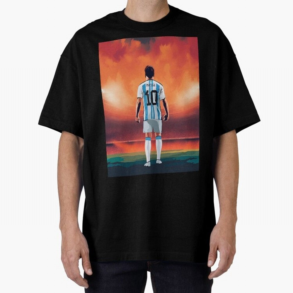 Lionel Leo Messi Graphic T-Shirt Celebrate the Magic of FIFA World Cup 2026 Group Stage Centered on Haaland and Mbappe, Argentina and Brazil Energy, Global Supporter Spirit, Legendary Goals, National Colors and Tournament Celebration; Perfect for