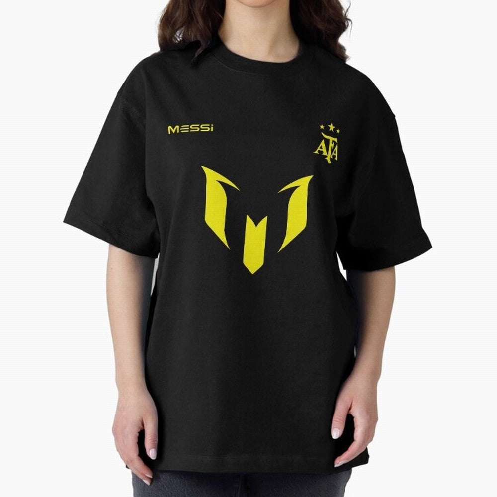 Lionel Messi logo - Argentina world champion Premium T-Shirt Relive the Noise and Pride of FIFA World Cup 2026 Group Stage for Fans of CR7 and Messi and Spain and Netherlands, Bringing Retro Football Energy, Iconic Rivalries, Trophy Chase Drama and