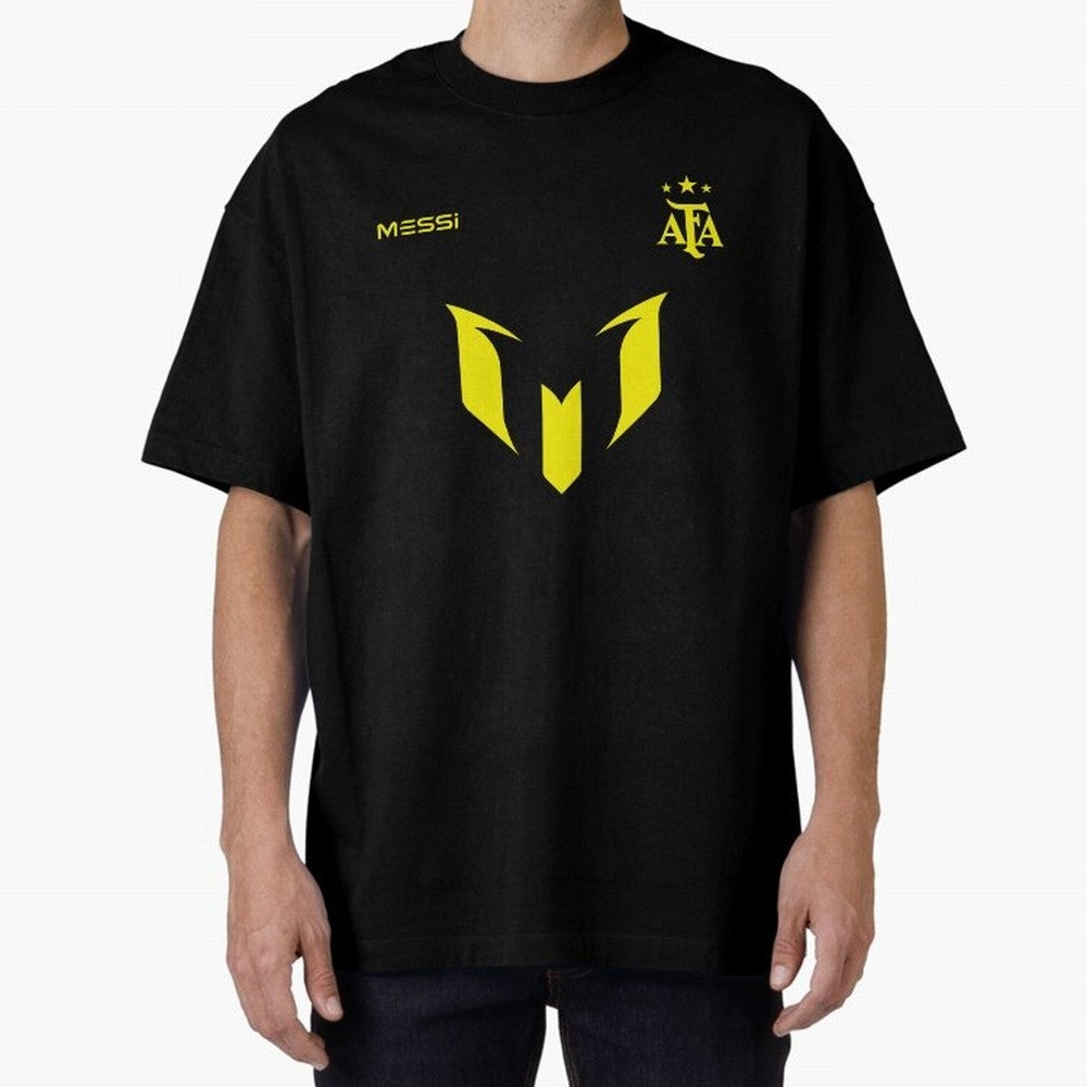 Lionel Messi logo - Argentina world champion Premium T-Shirt Relive the Noise and Pride of FIFA World Cup 2026 Group Stage for Fans of CR7 and Messi and Spain and Netherlands, Bringing Retro Football Energy, Iconic Rivalries, Trophy Chase Drama and