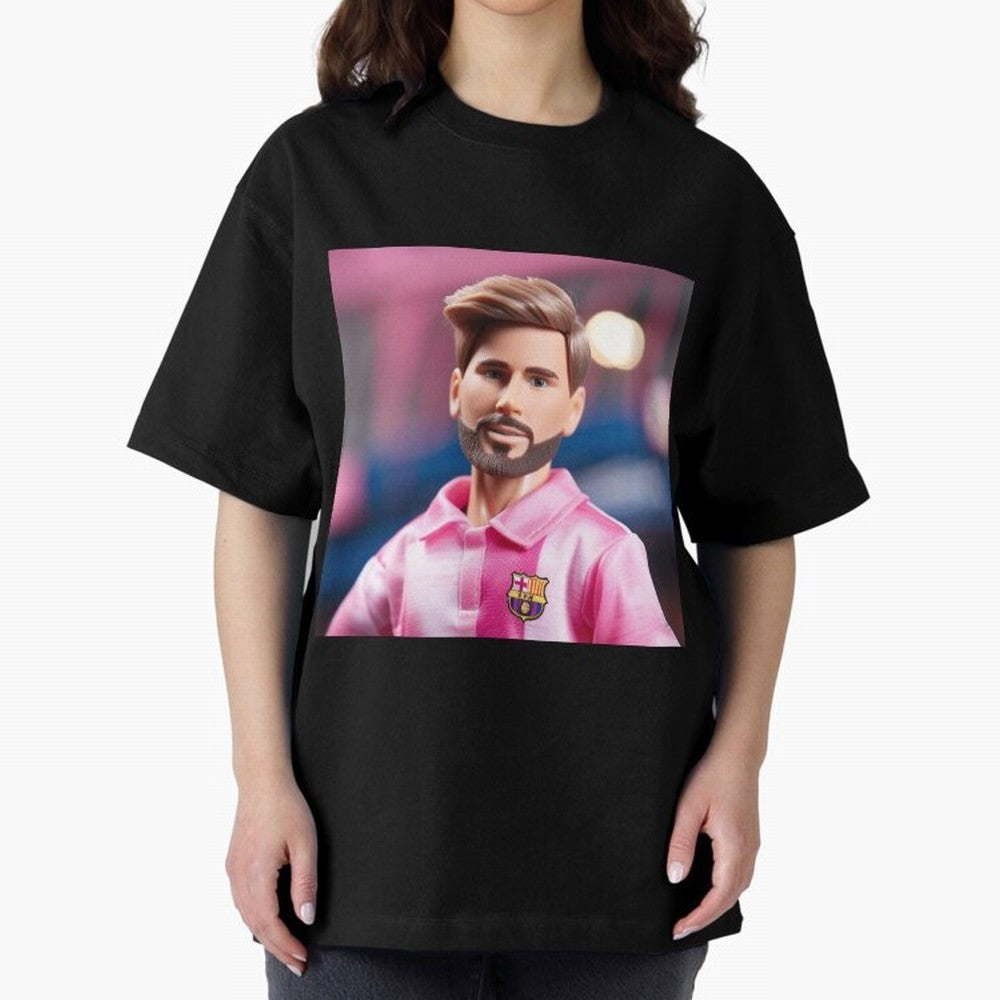 If Messi were a Barbie doll... Premium T-Shirt Represent the Passion of FIFA World Cup 2026 Group Stage Built around Neymar, Brazil Energy, Stadium Memories, Football Loyalty, International Chants and Championship Tradition; Ideal for Fans Who