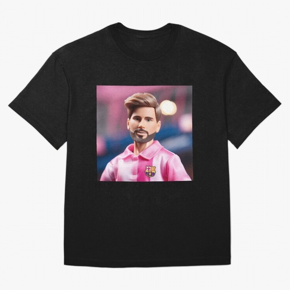 If Messi were a Barbie doll... Premium T-Shirt Represent the Passion of FIFA World Cup 2026 Group Stage Built around Neymar, Brazil Energy, Stadium Memories, Football Loyalty, International Chants and Championship Tradition; Ideal for Fans Who