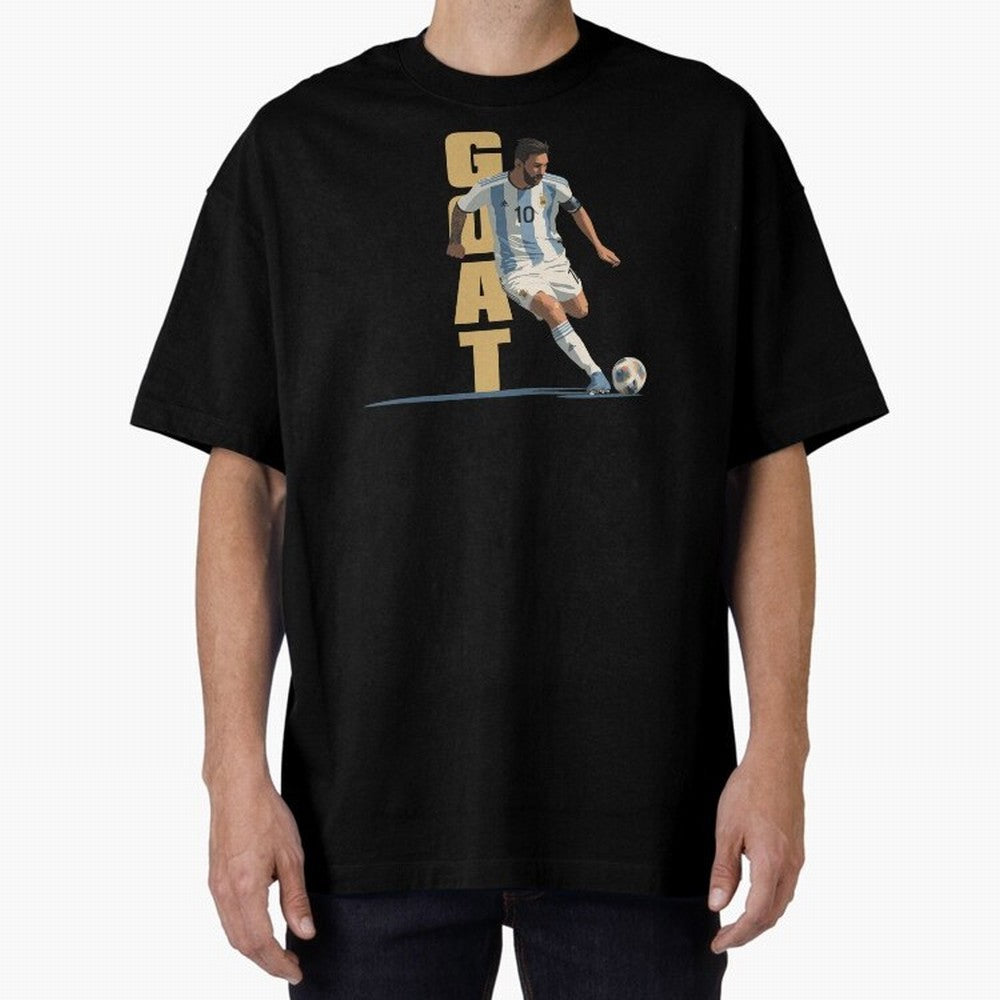 Messi in action GOAT Minimalist Graphic Premium T-Shirt Bring Stadium Energy to FIFA World Cup 2026 USA Canada Mexico Featuring Messi and Cristiano Ronaldo, Portugal Energy, Global Supporter Spirit, Legendary Goals, National Colors and Tournament