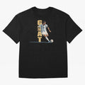Messi in action GOAT Minimalist Graphic Premium T-Shirt Bring Stadium Energy to FIFA World Cup 2026 USA Canada Mexico Featuring Messi and Cristiano Ronaldo, Portugal Energy, Global Supporter Spirit, Legendary Goals, National Colors and Tournament