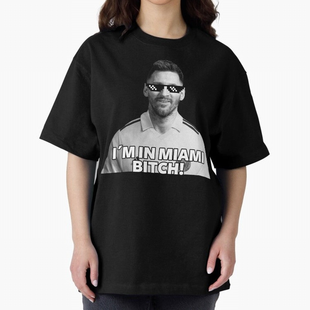 Lionel Messi Inter Miami Football Soccer meme Welcome to Miami I¡äm in Miami Bitch quotes funny champions player Sticker Premium T-Shirt Capture FIFA World Cup 2026 Spirit, Made for France and Portugal, Messi and Cristiano Ronaldo, Match Day