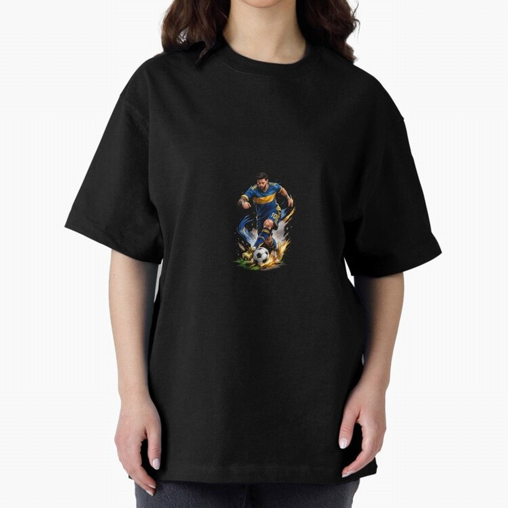 Messi Footballer Premium T-Shirt Keep the Match Day Mood of FIFA World Cup 2026 Group Stage for Fans of Messi and France, Bringing Sports Nostalgia, International Competition, Famous Players and Unforgettable Victories; Created for Match Day