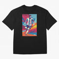 Messi in action Graphic poster design Premium T-Shirt Join the Countdown to FIFA World Cup 2026 USA Canada Mexico with Cristiano Ronaldo, Haaland and CR7, Brazil Energy, Game Day Rituals, Football Legends, Country Pride and the Road to the Final;