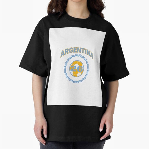 Argentina 2026 world cup soccer badge Graphic T-Shirt Relive the Noise and Pride of Global Football Passion for FIFA World Cup 2026, Driven by Mbappe and Neymar, Spain and Netherlands, Champion Mindset, Group Stage Buzz, Knockout Tension and