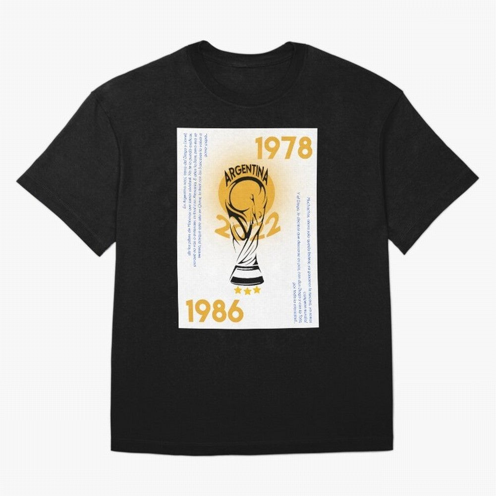 WORLD CHAMPIONS ARGENTINA Premium T-Shirt Keep the Legacy of FIFA World Cup 2026 USA Canada Mexico Built around Cristiano Ronaldo, Haaland and CR7, Brazil Energy, Sports Nostalgia, International Competition, Famous Players and Unforgettable
