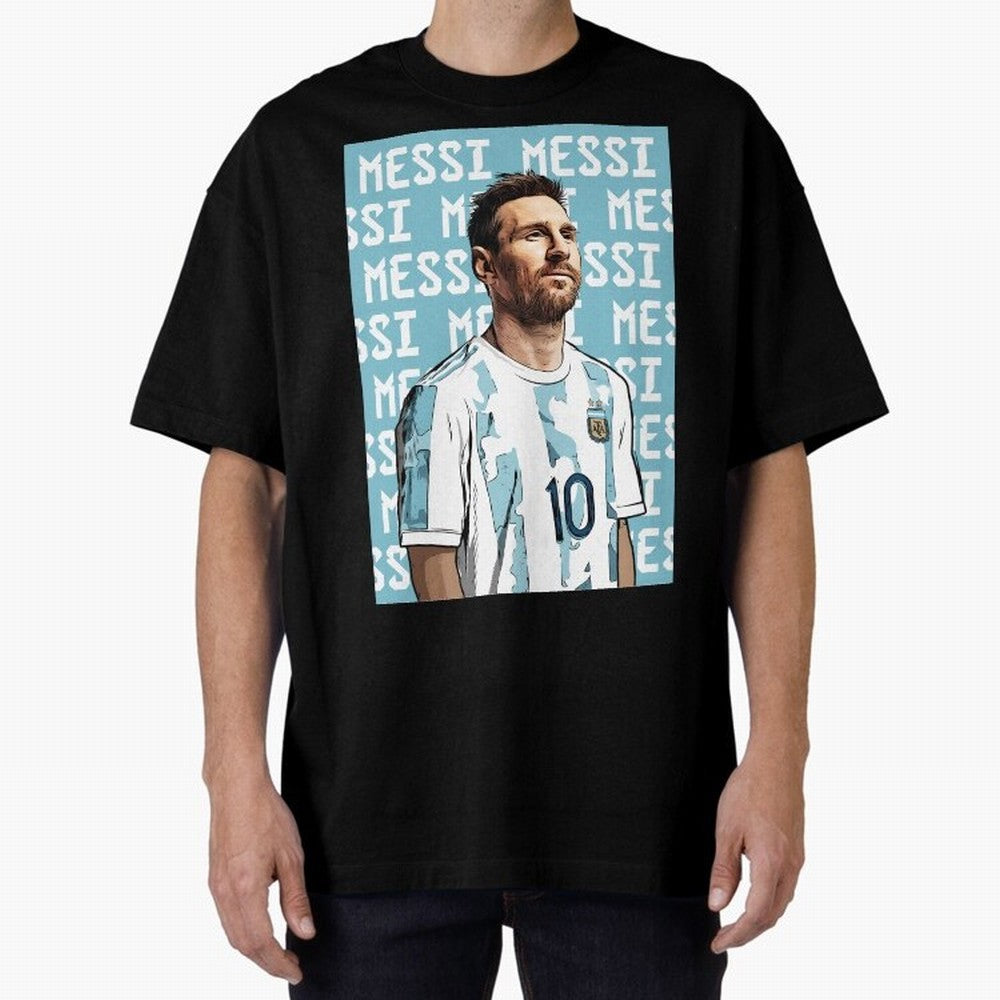 Lionel Messi Premium T-Shirt Get Ready for the FIFA World Cup 2026 Journey through Messi and Cristiano Ronaldo Highlights, Portugal, Spain and Germany Pride, Global Supporter Spirit, Legendary Goals, National Colors and Tournament Celebration;