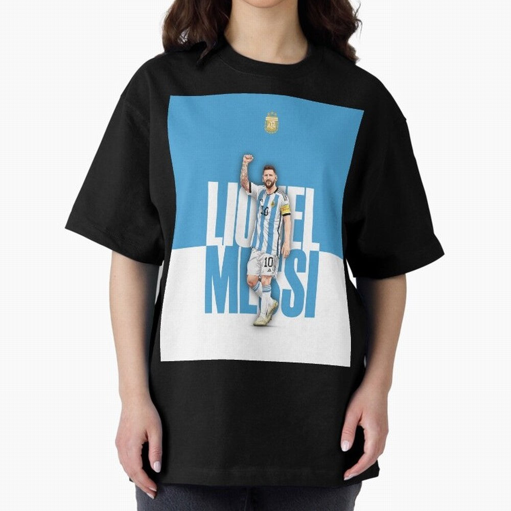 Lionel Messi - Iconic Soccer Legend Graphic T-Shirt Stand with the FIFA World Cup 2026 USA Canada Mexico Journey through Neymar, Haaland and Cristiano Ronaldo Highlights, Spain and Netherlands Pride, Retro Football Energy, Iconic Rivalries, Trophy