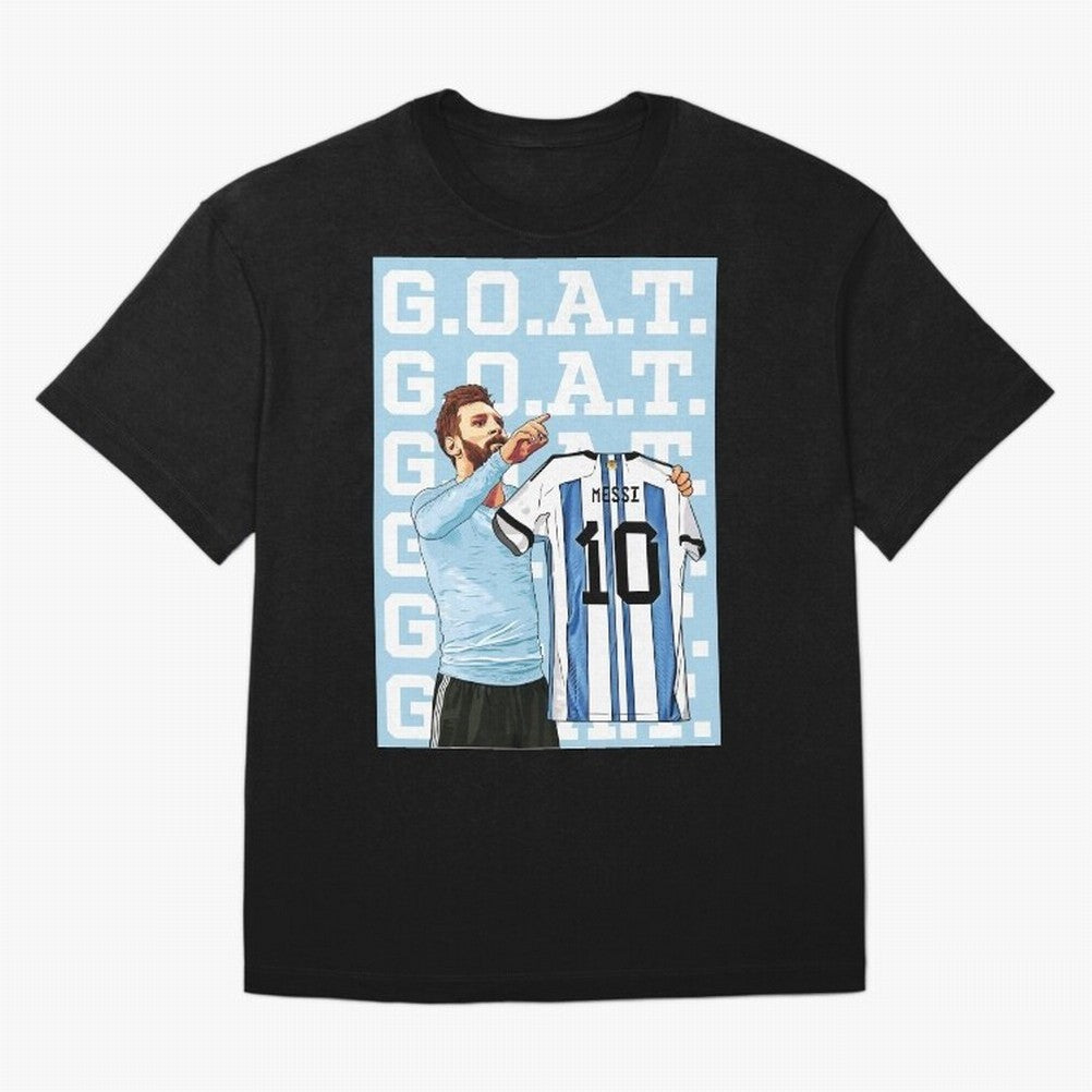 Lionel Messi Goat Premium T-Shirt Celebrate the Stars of the FIFA World Cup 2026 Journey through Neymar, Haaland and Cristiano Ronaldo Highlights, Netherlands Pride, Game Day Rituals, Football Legends, Country Pride and the Road to the Final;