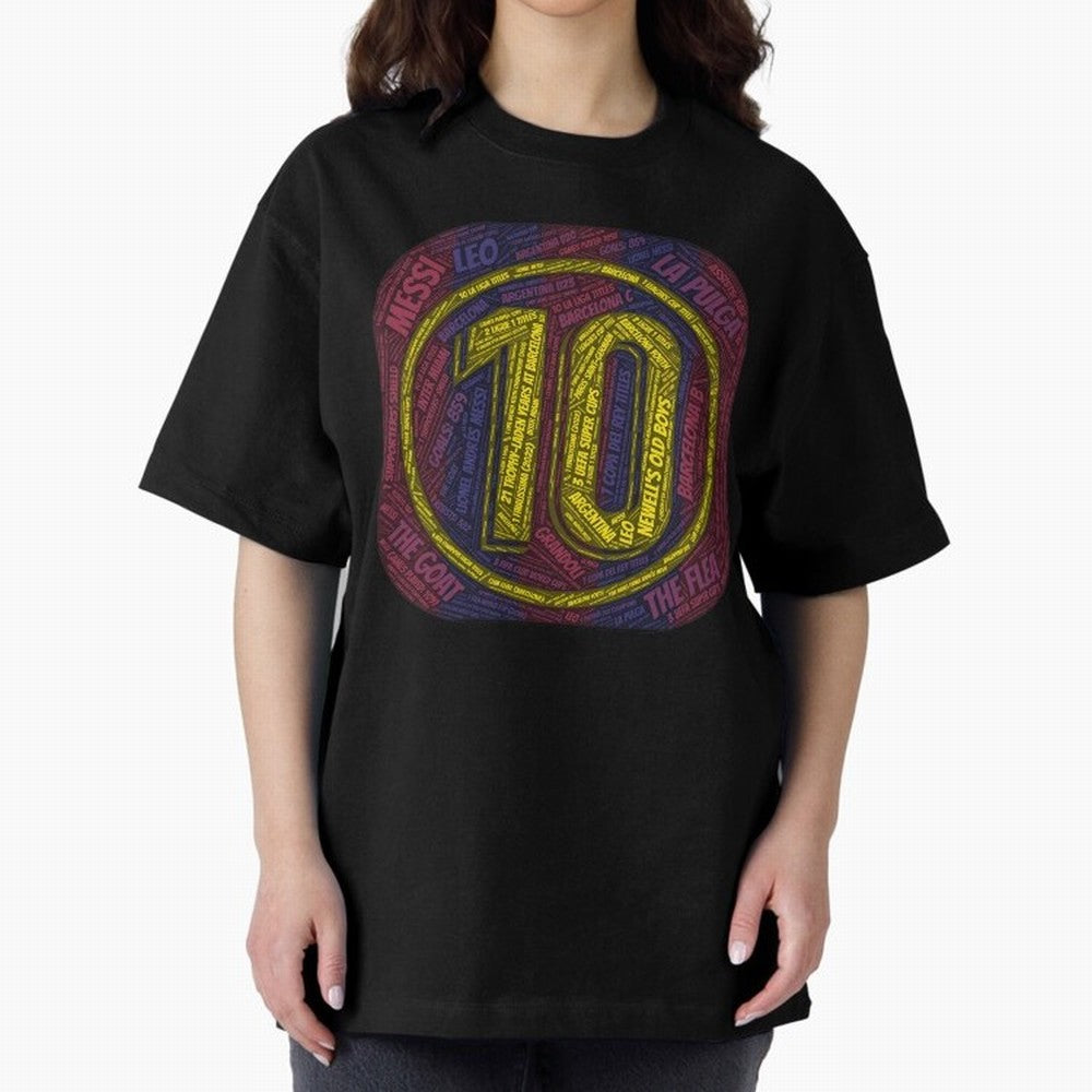 Lionel Messi #10 - The Icon Collection Premium T-Shirt Carry National Pride through FIFA World Cup 2026 for Fans of Mbappe and Spain, Bringing Match Day Excitement, Supporter Culture, Golden Goals and Global Football Passion; Great for Supporters