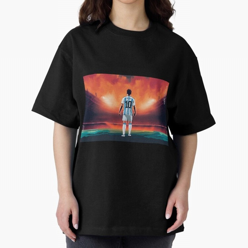 Lionel Leo Messi Premium T-Shirt Celebrate National Team Dreams in FIFA World Cup 2026 USA Canada Mexico Celebrating CR7 and Messi, Spain and Netherlands Energy, Football History, Final Match Energy, Crowd Noise and Once in a Lifetime Moments;