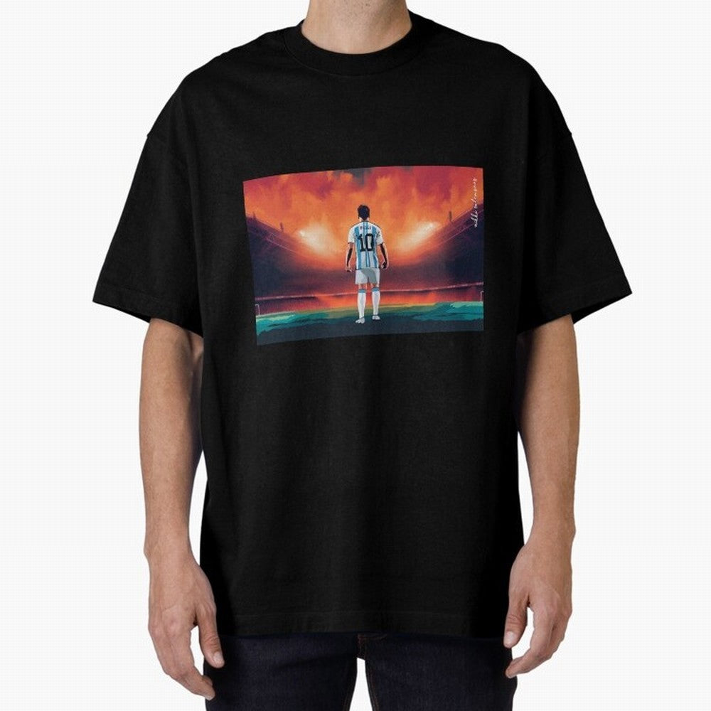 Lionel Leo Messi Premium T-Shirt Celebrate National Team Dreams in FIFA World Cup 2026 USA Canada Mexico Celebrating CR7 and Messi, Spain and Netherlands Energy, Football History, Final Match Energy, Crowd Noise and Once in a Lifetime Moments;