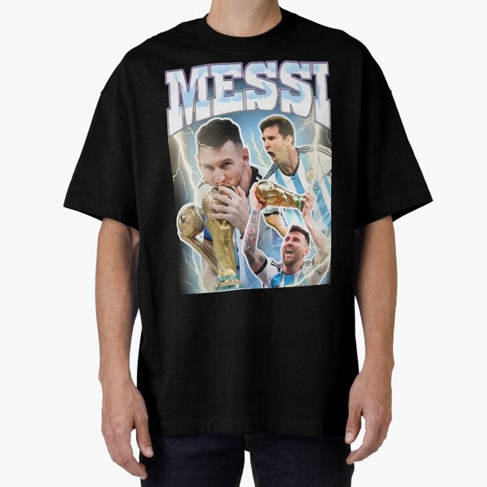 Messi Champion Vintage Retro Design Premium T-Shirt Elevate FIFA World Cup 2026 Group Stage Spirit, Centered on France, Cristiano Ronaldo, Football Passion, Legendary Performances, Festival Vibes and Supporter Community; Great for Supporters Who